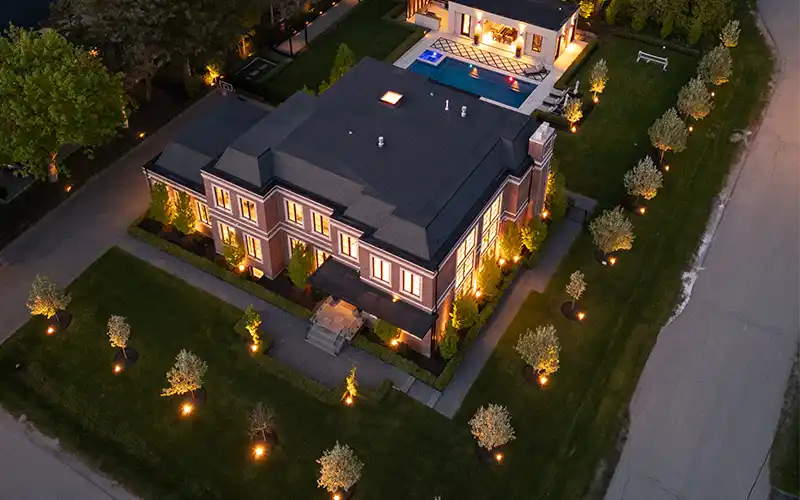 Custom Outdoor Lighting 3 - Di Paolo Pools & Landscaping